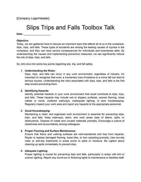 free OSHA toolbox talks pdf